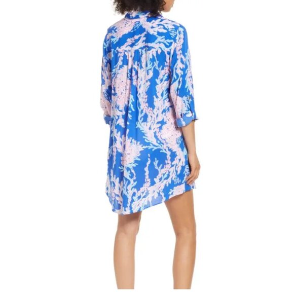 Lilly Pulitzer Natalie Shirtdress Swimsuit Cover-Up Size XS NWT - Picture 4 of 5